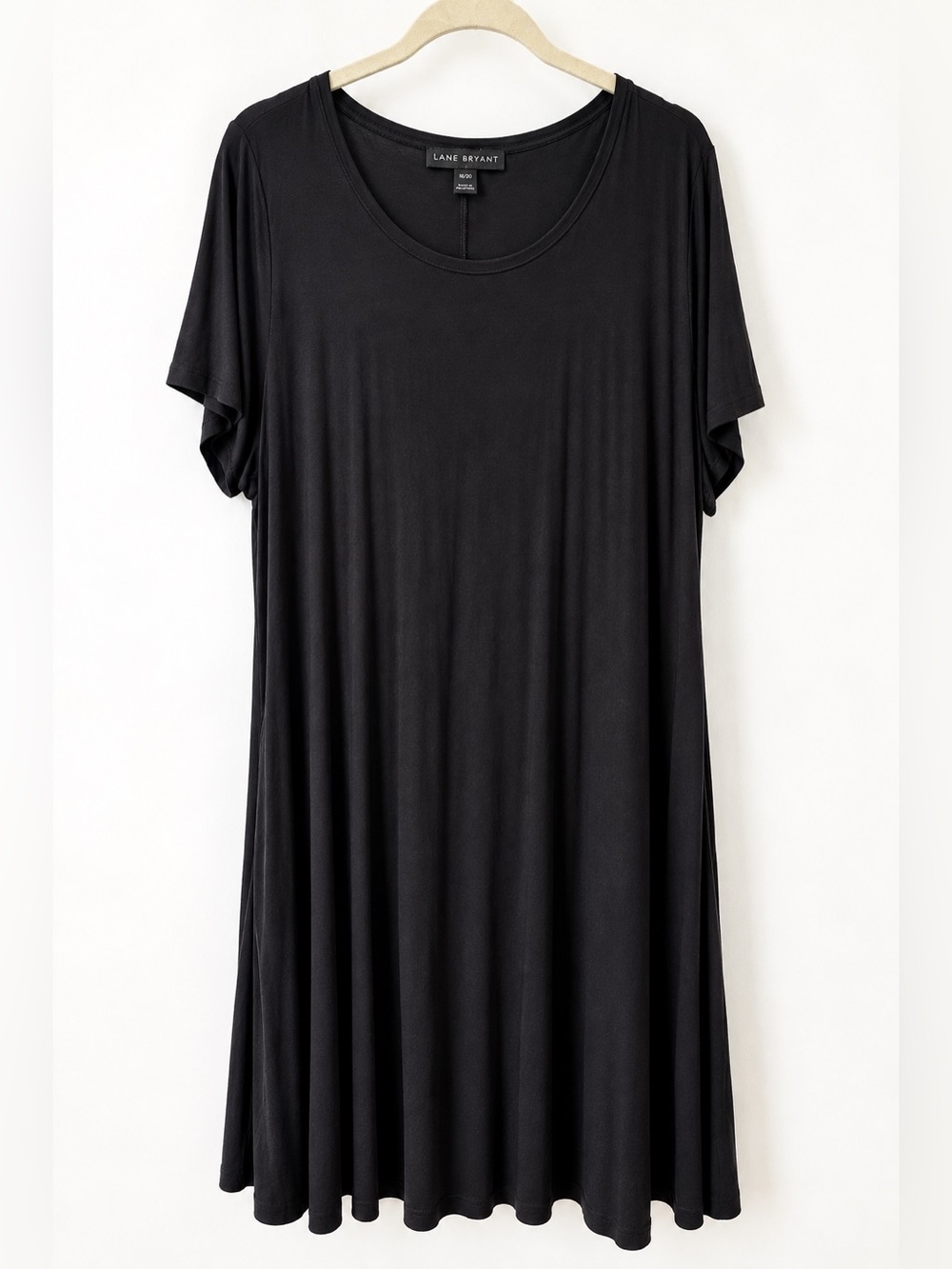 Lane Bryant Black T-shirt Dress 18/20